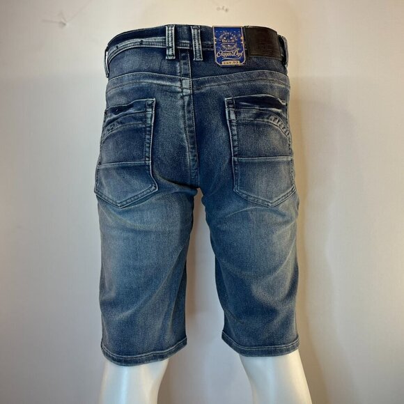 Oxygen Men's Stonewashed Straight Cut Denim Shorts - NWT - Picture 2 of 3